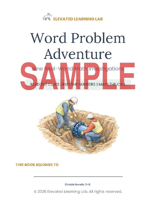 Word Problem Adventure free sample cover